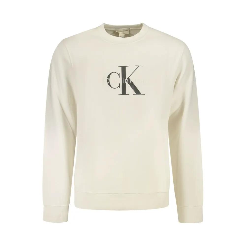 Calvin Klein Calvin Klein White Cotton Men's Sweatshirt
