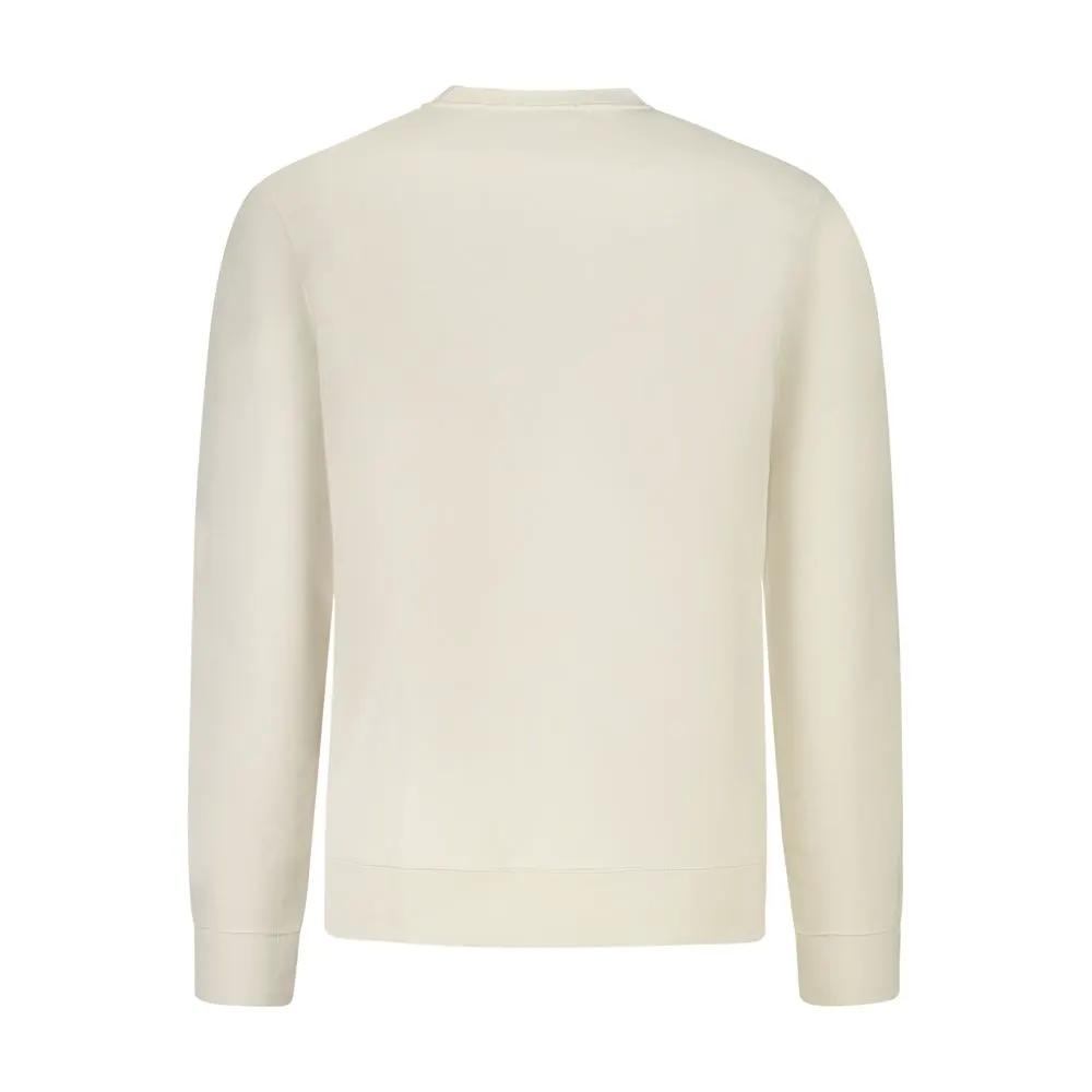 Calvin Klein White Cotton Men's Sweatshirt