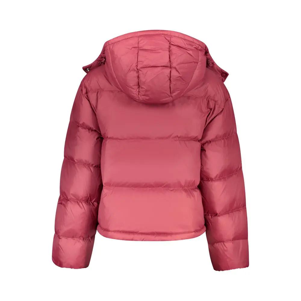 Calvin Klein Red Nylon Shell Jacket