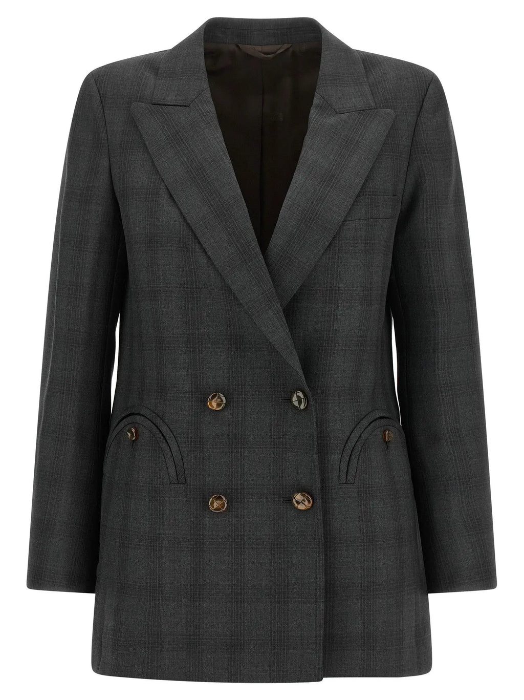 Blazé Milano Gray Virgin Wool Blazer
