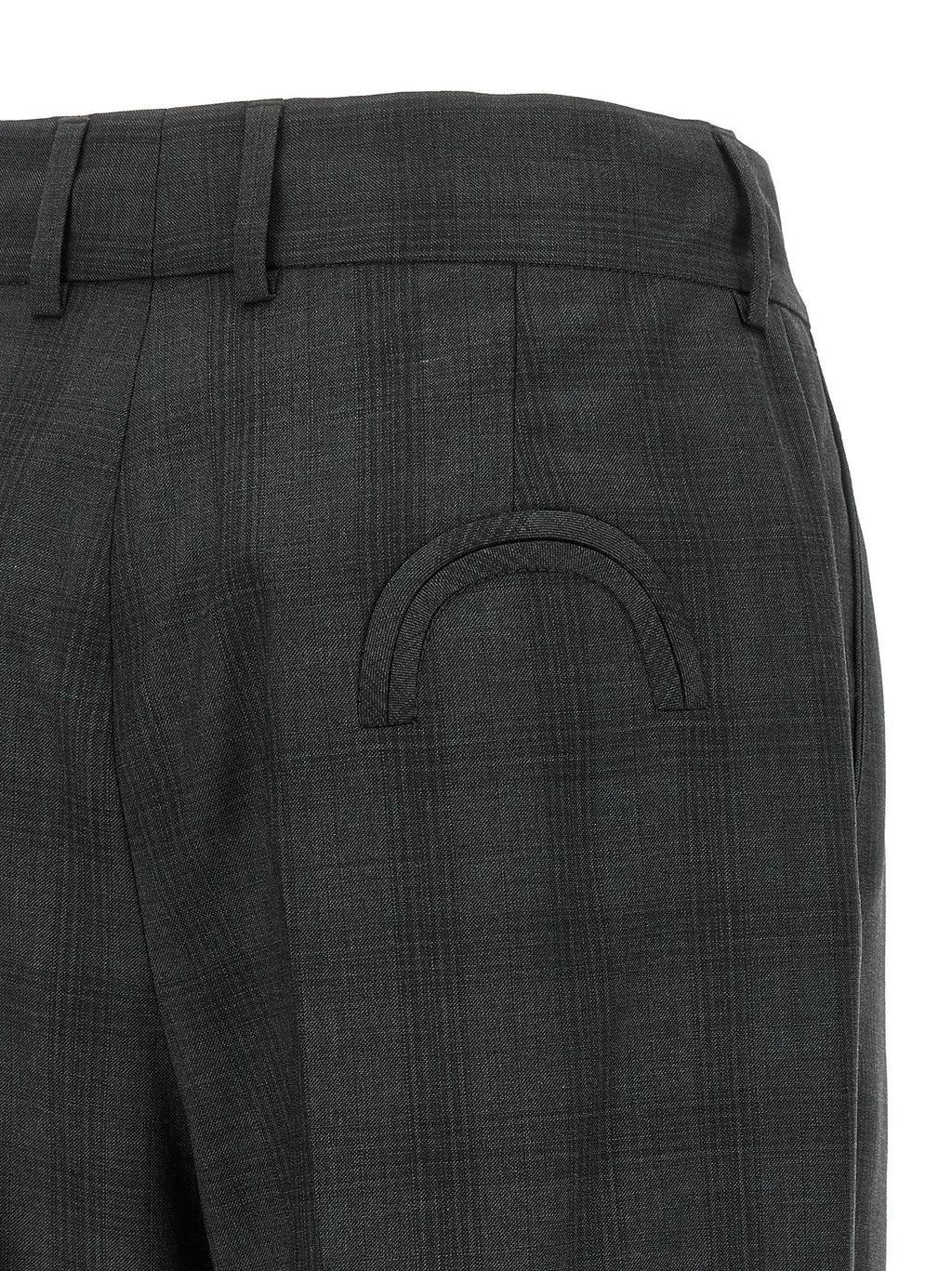 Blazé Milano Gray Virgin Wool Dress Pants