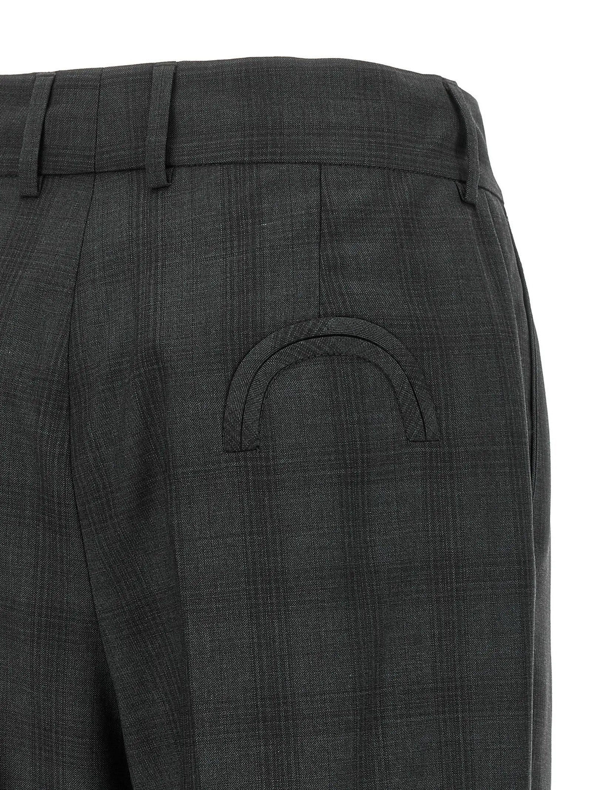 Blazé Milano Gray Virgin Wool Dress Pants