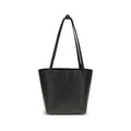 The Row Black Calf Leather Bos Taurus Shoulder Bag