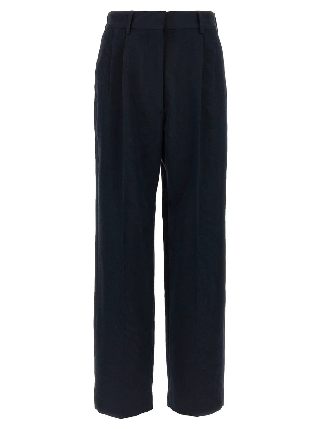 Blazé Milano Blue Viscose Casual Pants