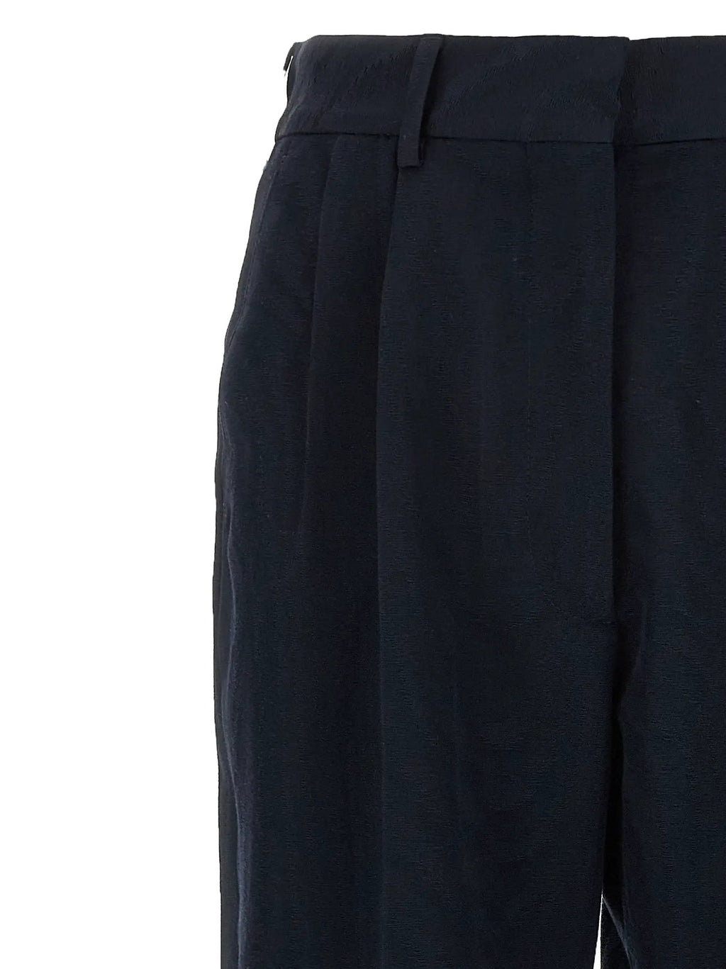 Blazé Milano Blue Viscose Casual Pants