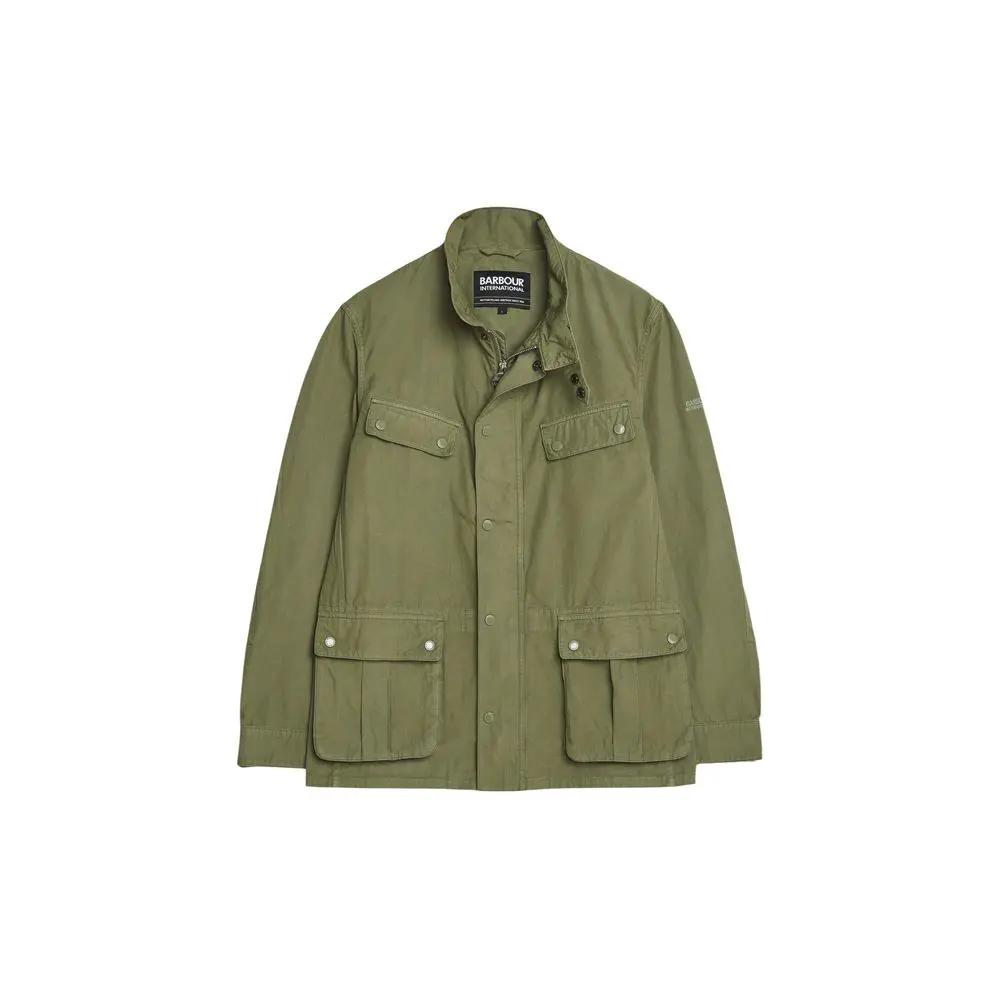 Barbour Barbour Green Cotton Full-Length Jacket