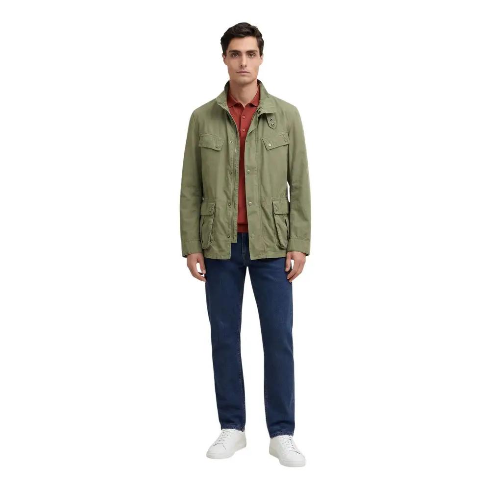 Barbour Barbour Green Cotton Full-Length Jacket