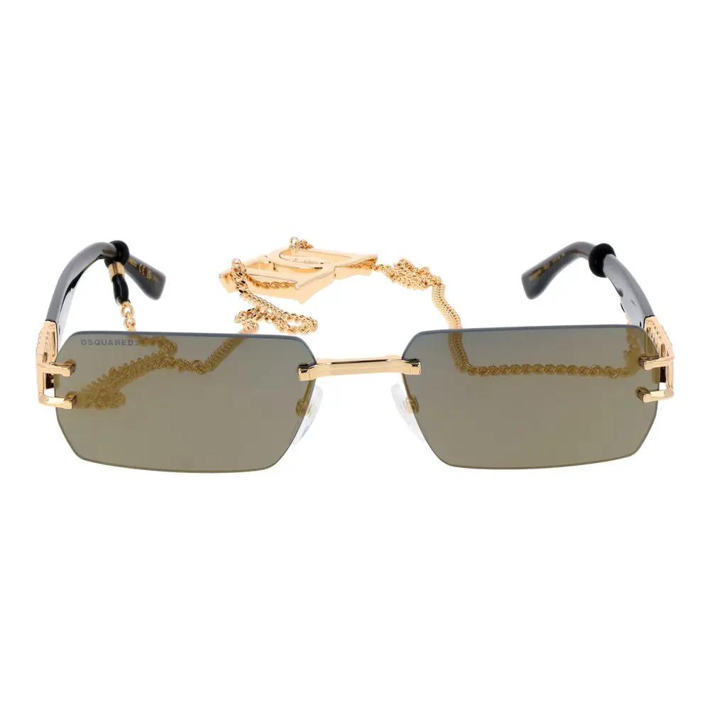 Lunettes de soleil Dsquared² en métal doré