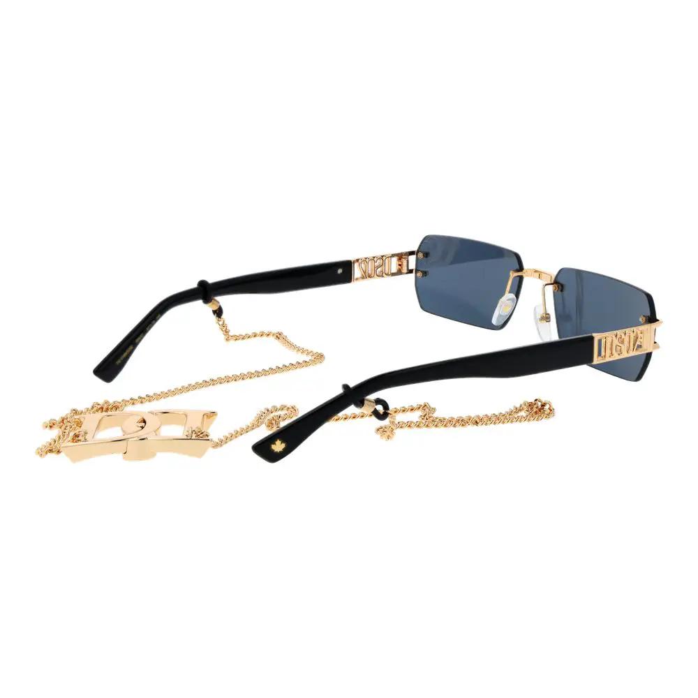 Lunettes de soleil Dsquared² en métal doré