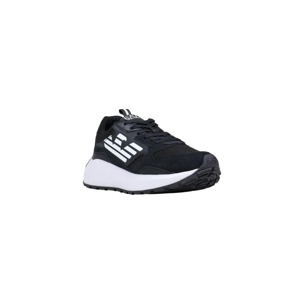 EA7 Emporio Armani EA7 Emporio Armani Black And White Polyethylene Athletic Sneakers