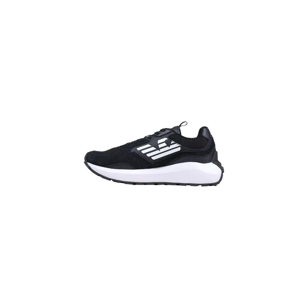 EA7 Emporio Armani EA7 Emporio Armani Black And White Polyethylene Athletic Sneakers