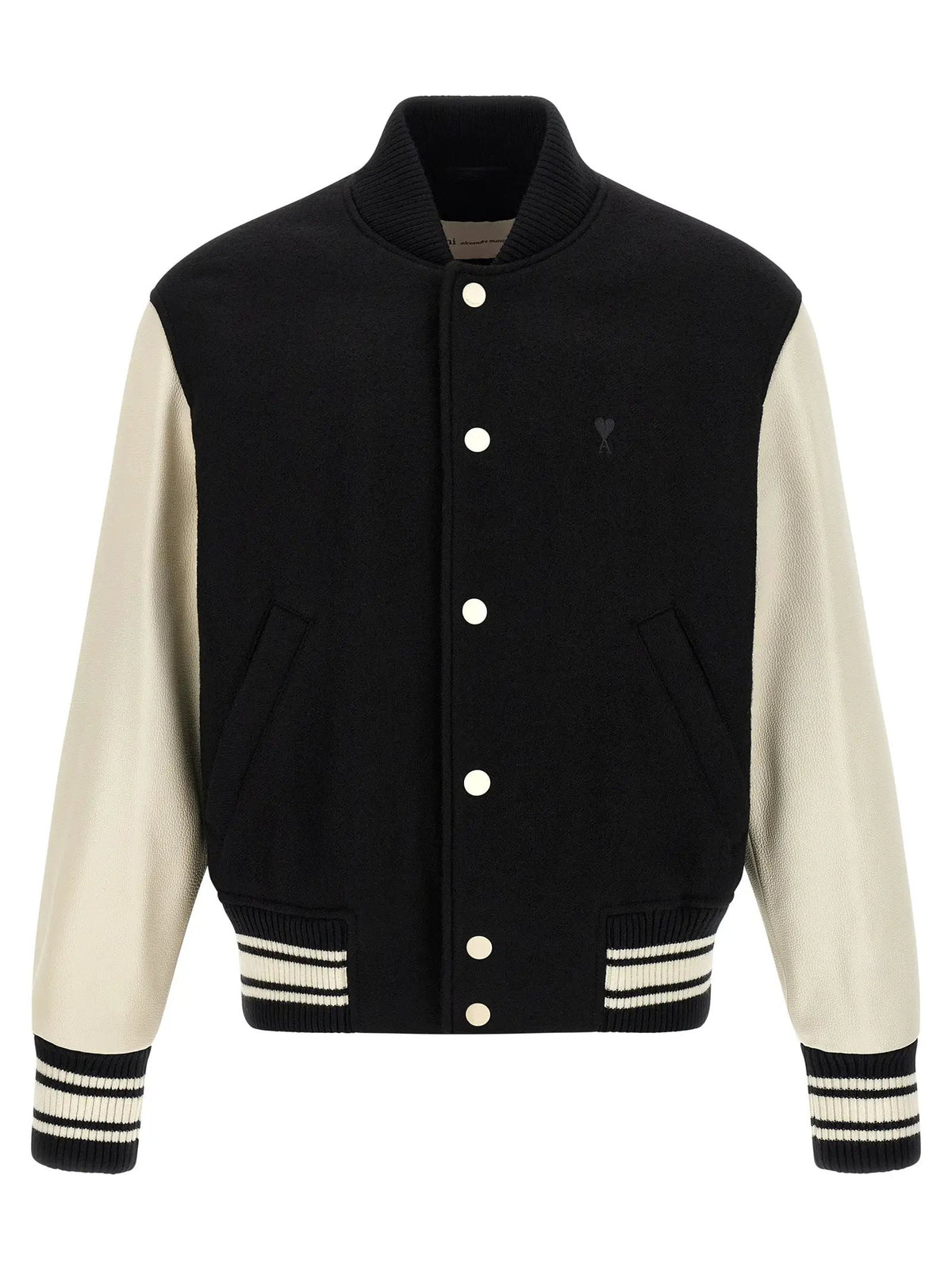 Ami Paris Ami Paris Bicolor Virgin Wool Bomber
