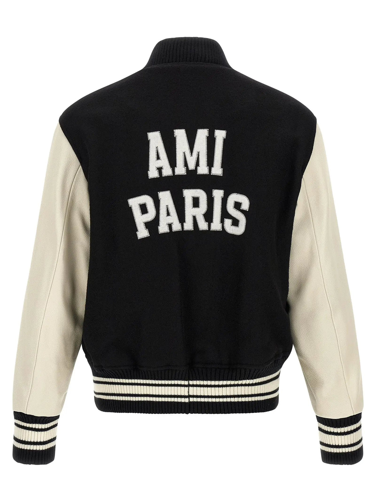 Ami Paris Ami Paris Bicolor Virgin Wool Bomber