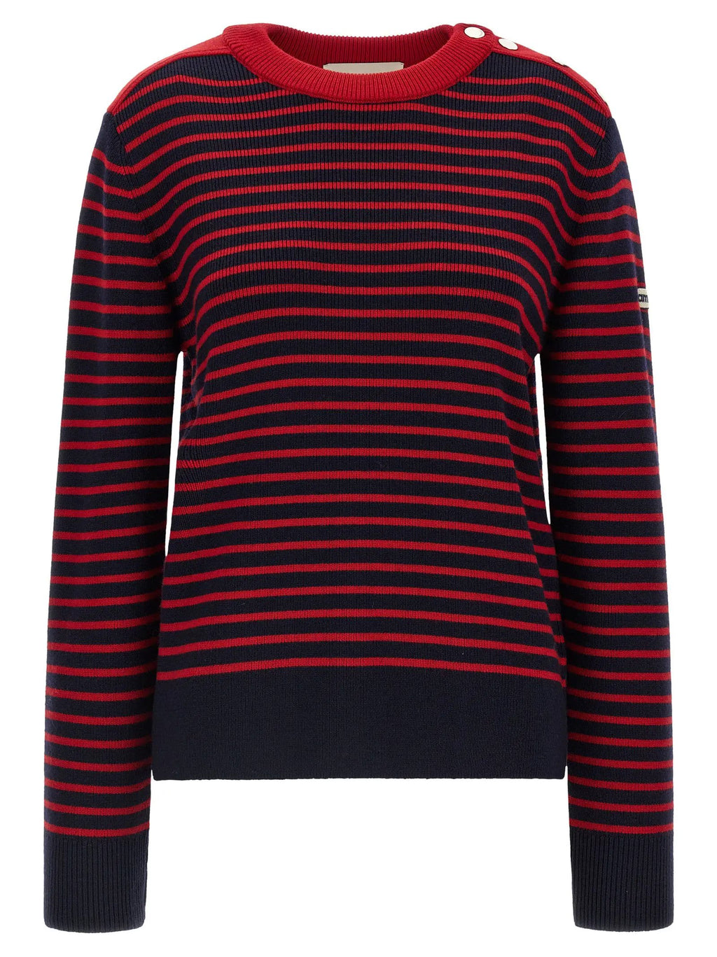 Ami Paris Blue Wool Cardigan