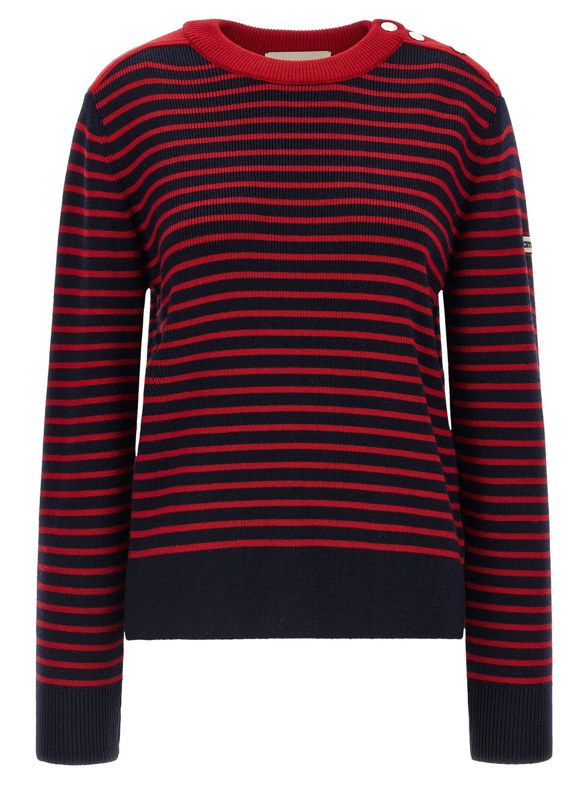 Ami Paris Blue Wool Cardigan