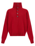 Gilet en laine rouge Ami Paris