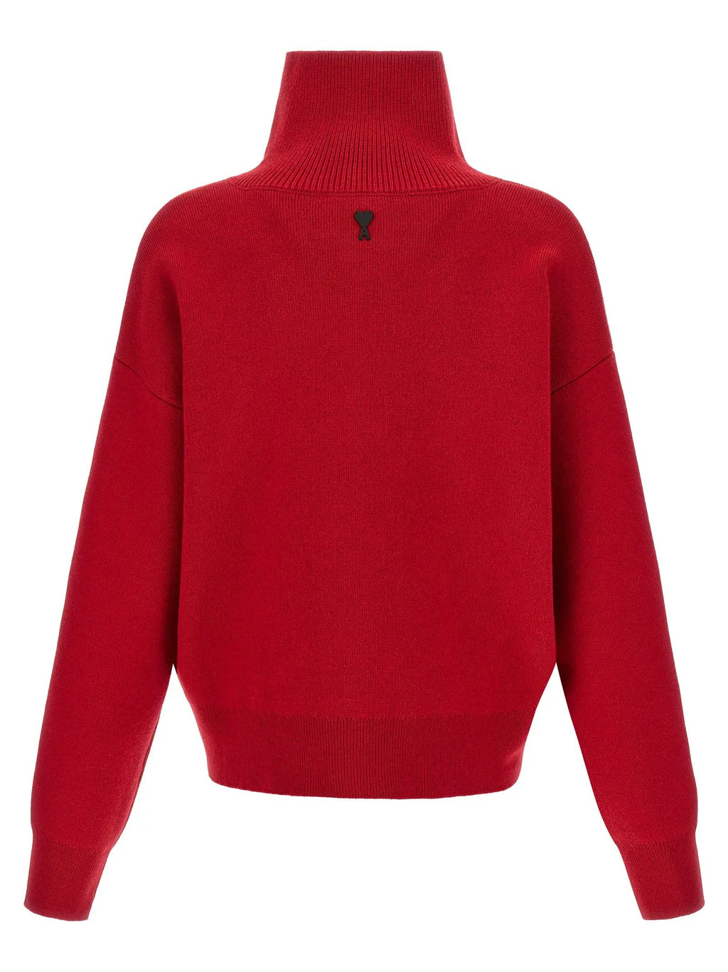 Gilet en laine rouge Ami Paris