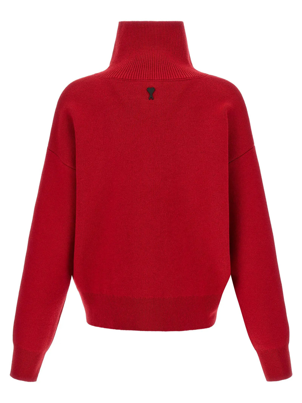 Gilet en laine rouge Ami Paris