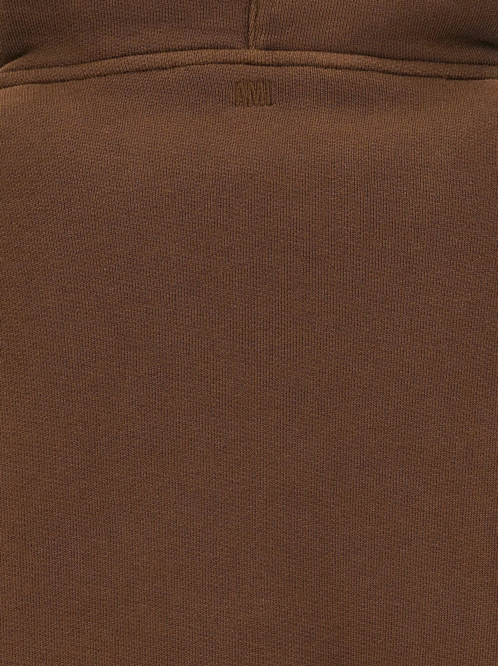 Ami Paris Brown Cotton Hoodie