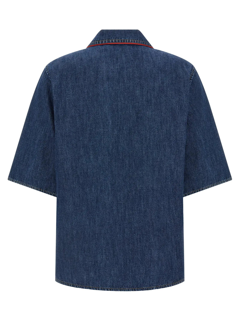 Valentino Garavani Blue Cotton Blouse
