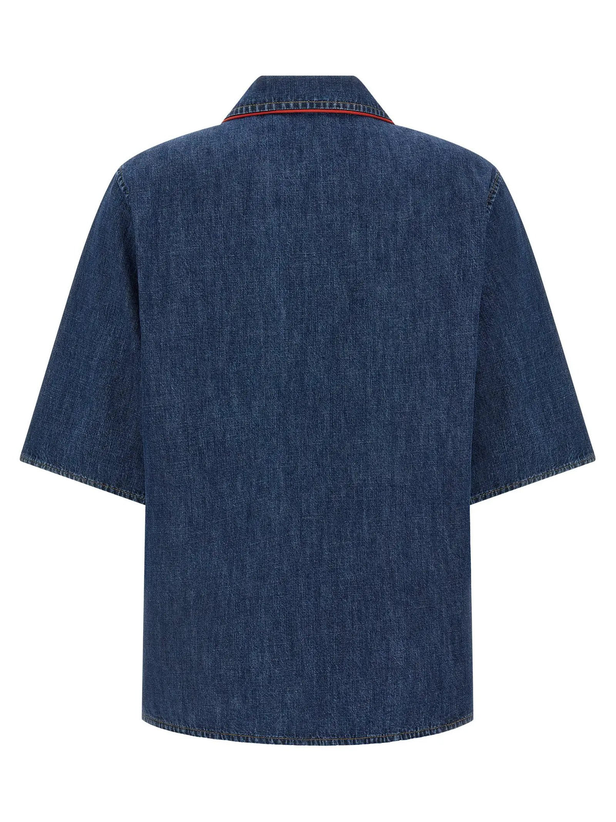 Valentino Garavani Blue Cotton Blouse