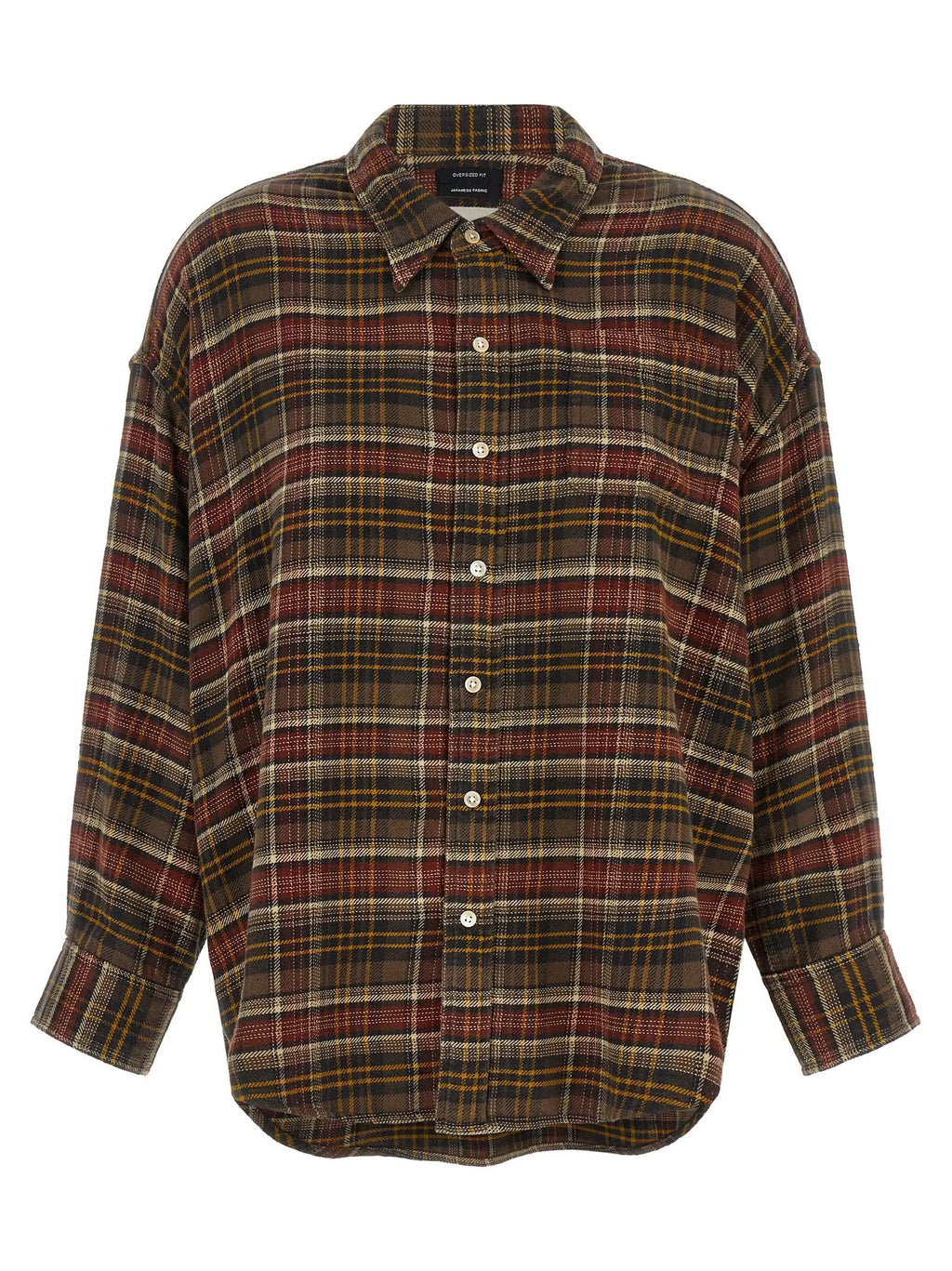 R13 Brown Cotton Blouse