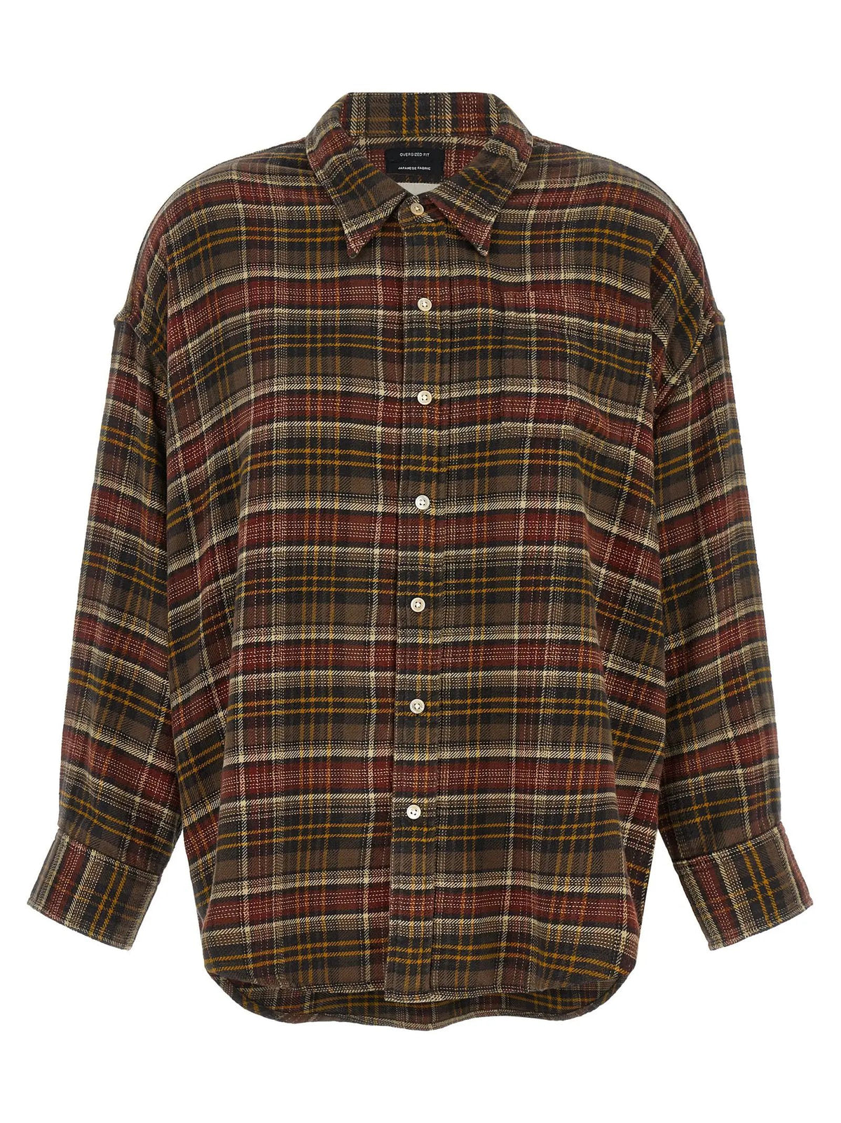 R13 Brown Cotton Blouse
