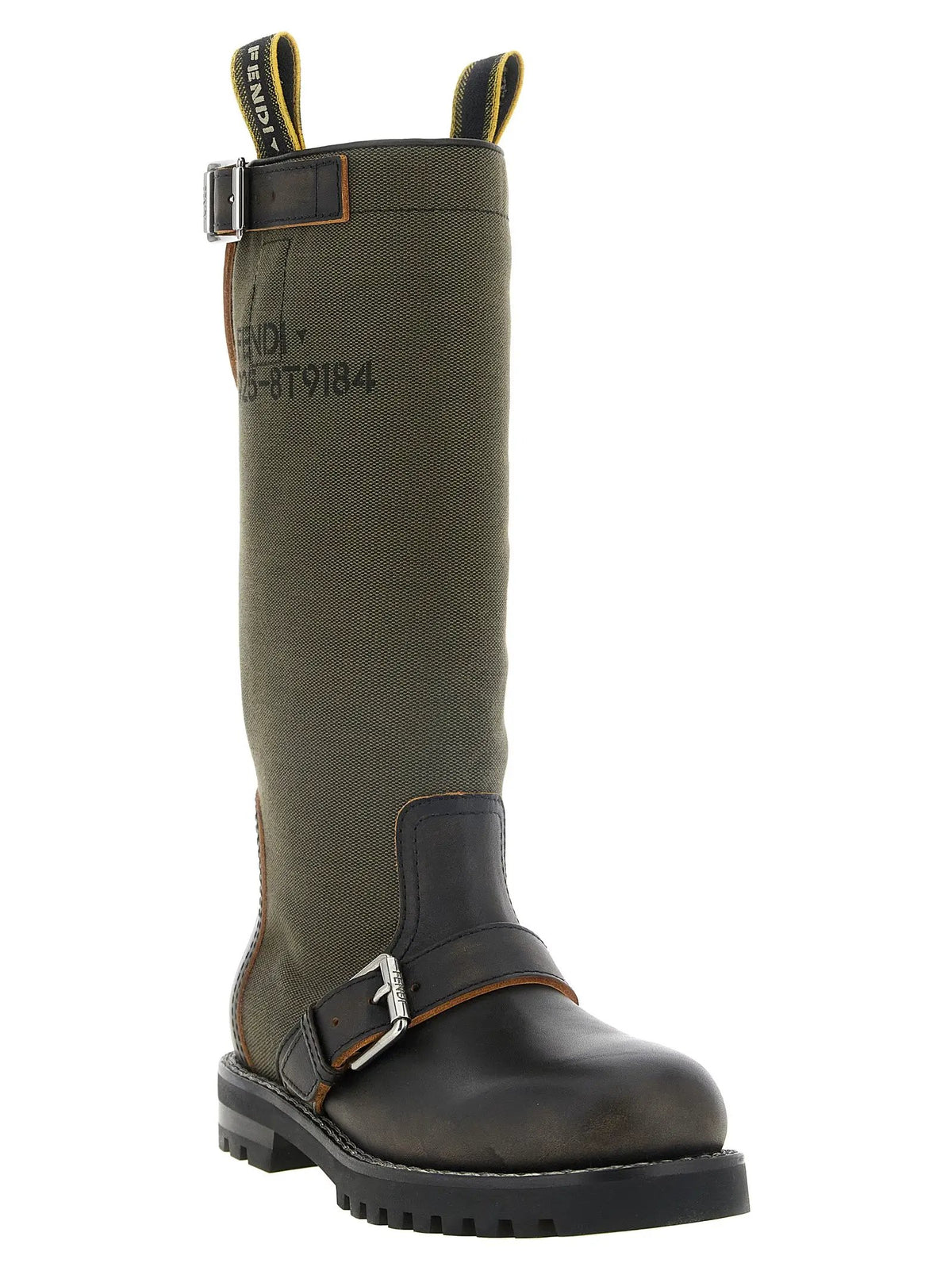 Fendi Bicolor Calfskin Over The Knee