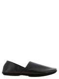 Lemaire Black Lamb Leather Slip-On Loafers
