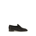 The Row The Row Brown Suede Leather Slip-On Loafers