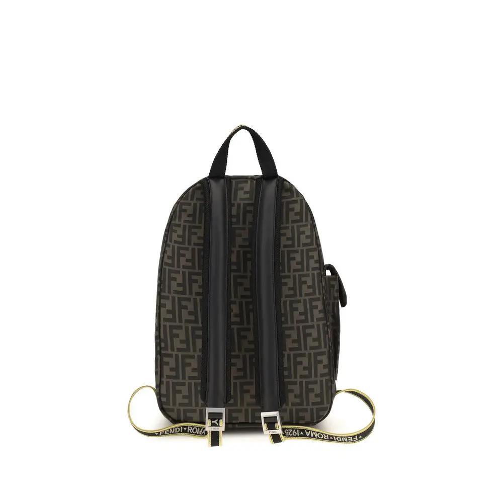 Fendi Fendi Brown Polyester Backpack