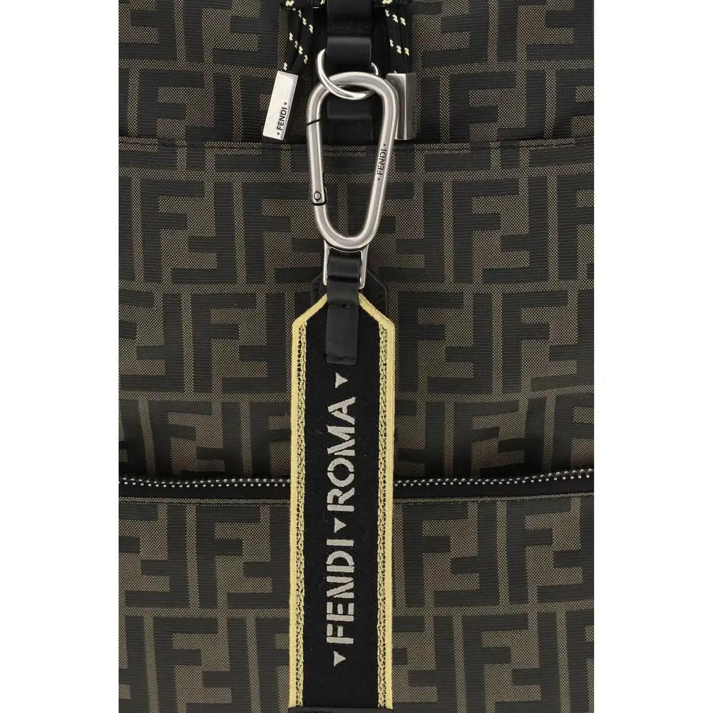 Fendi Fendi Brown Polyester Backpack