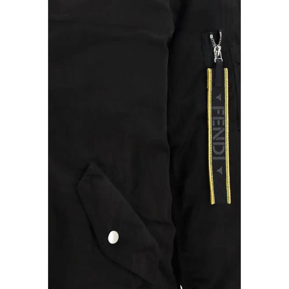 Fendi Fendi Black Polyamide Bomber