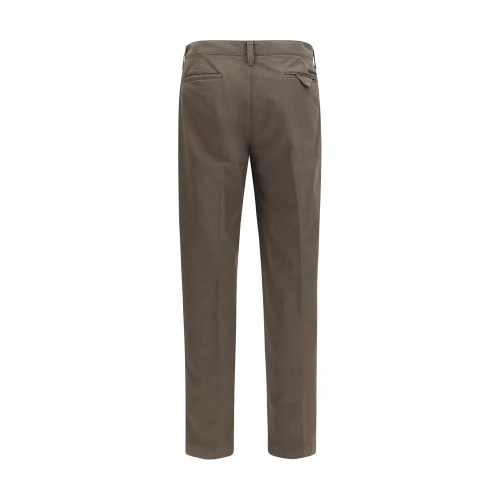 Prada Brown Cotton Cargo Pants