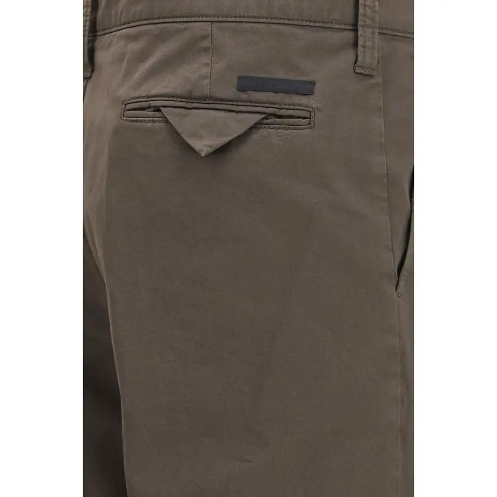 Prada Brown Cotton Cargo Pants