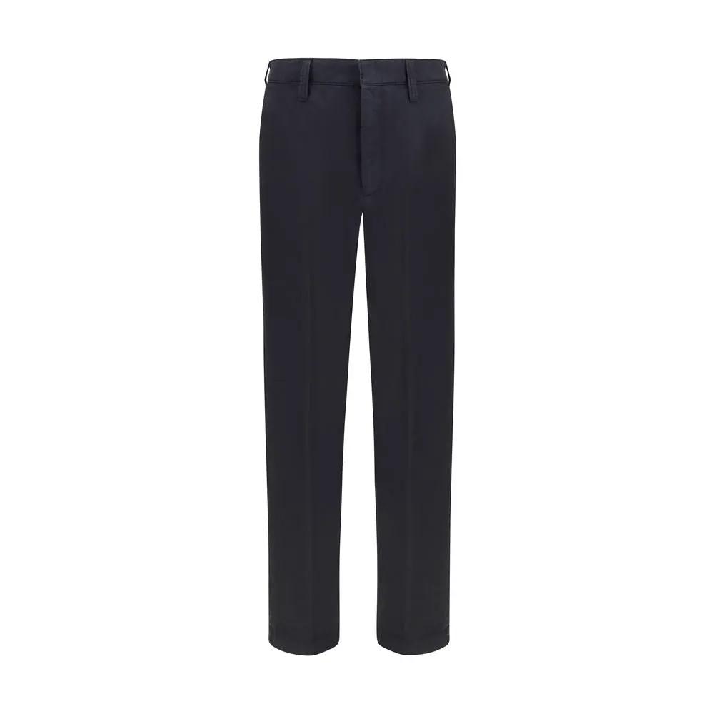 Prada Prada Blue Cotton Casual Pants