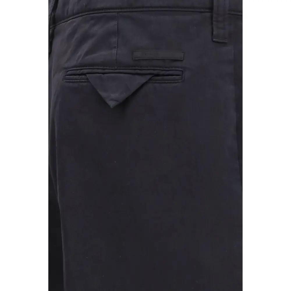 Prada Prada Blue Cotton Casual Pants