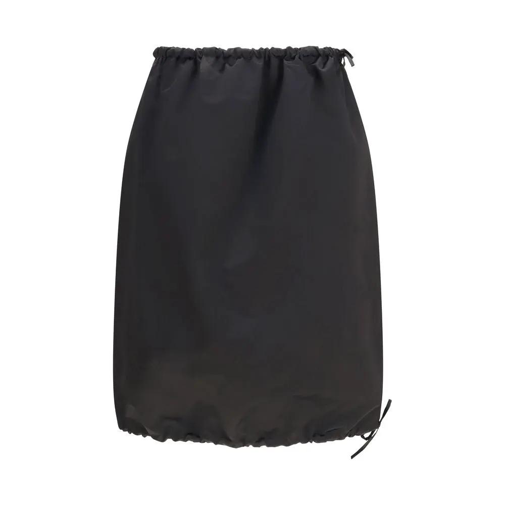 Fendi Black Cotton Mini Skirt