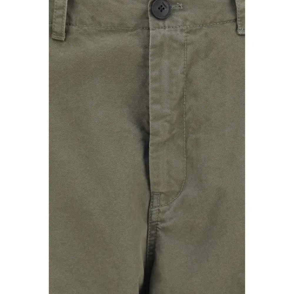 Fendi Bicolor Cotton Cargo Pants
