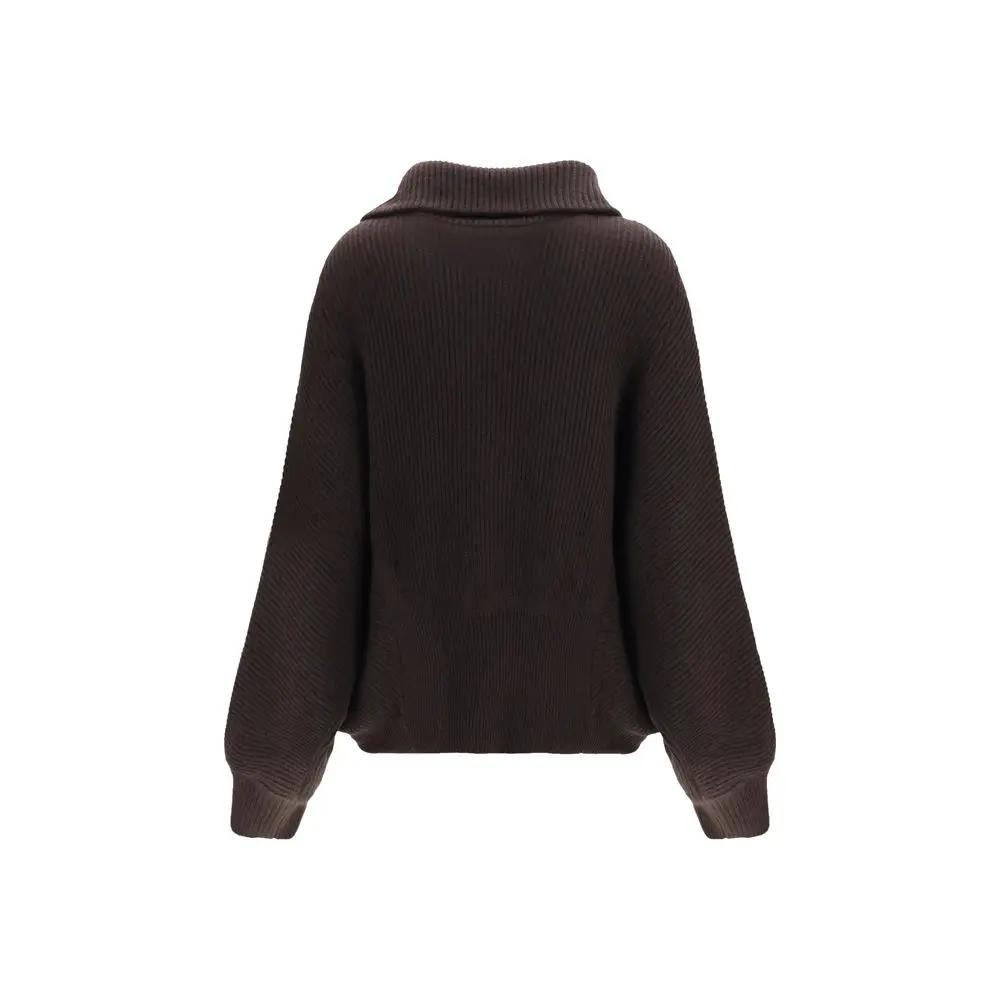 Brunello Cucinelli Brown Cashmere Cardigan