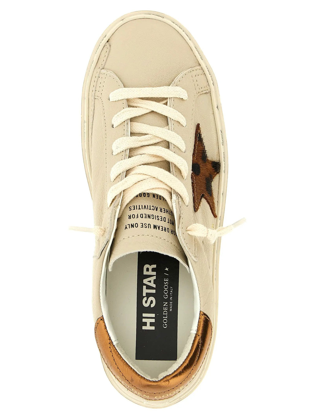 Golden Goose Multicolor Goatskin Platform Sneakers