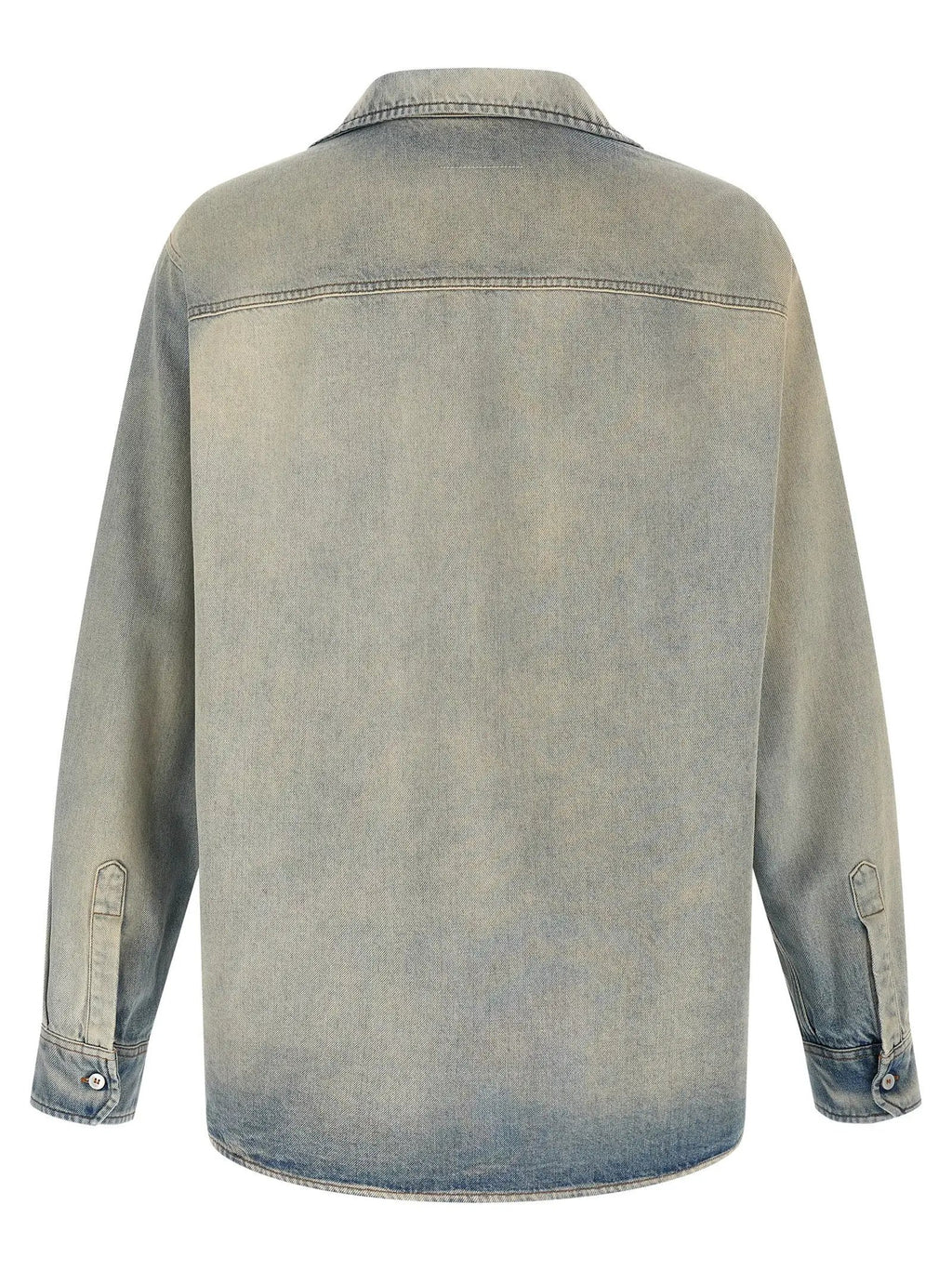 MM6 Maison Margiela Blue Cotton Blouse