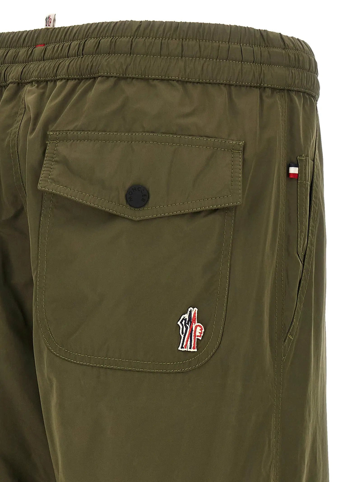Moncler Grenoble Bicolor Polyester Joggers (Workout Pants)