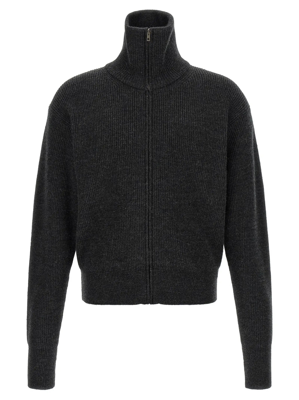 Lemaire Gray Wool Cardigan