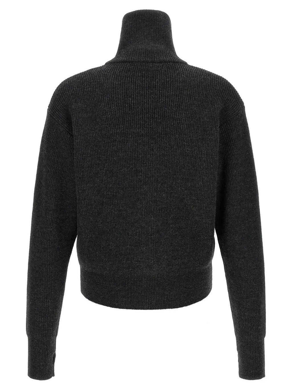 Lemaire Gray Wool Cardigan