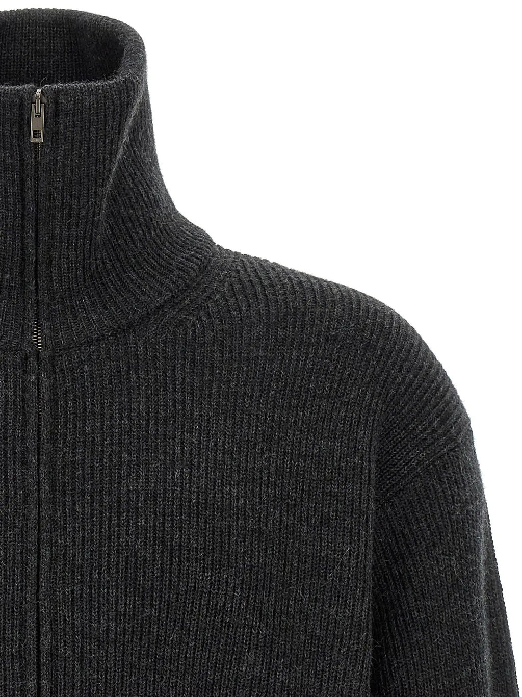 Lemaire Gray Wool Cardigan