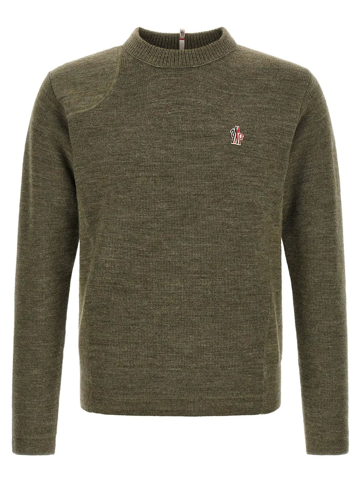 Moncler Grenoble Bicolor Virgin Wool Cardigan