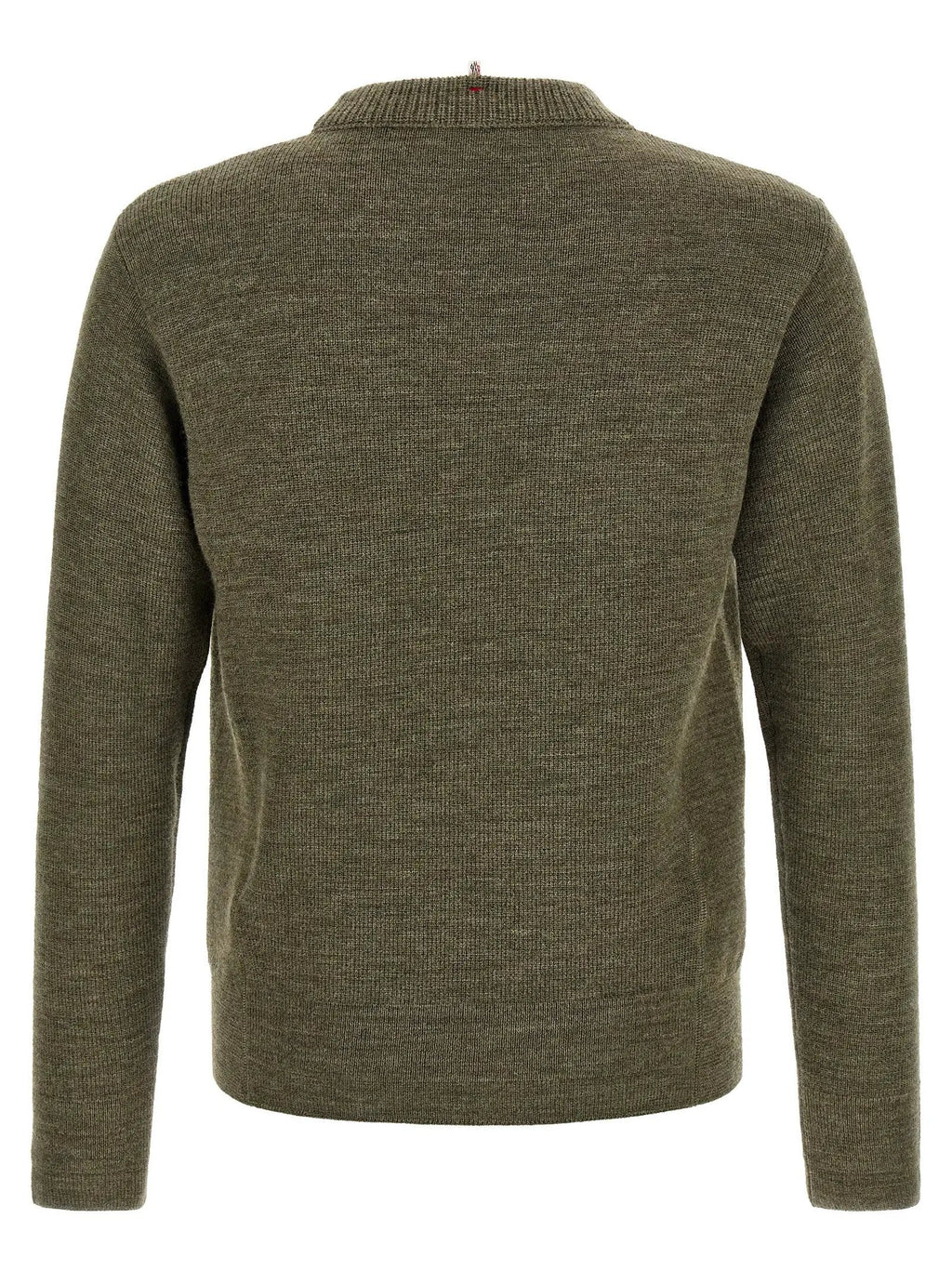 Moncler Grenoble Bicolor Virgin Wool Cardigan