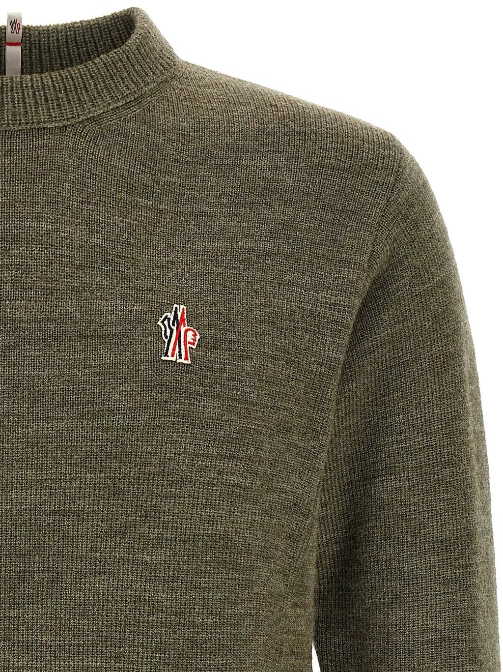 Moncler Grenoble Bicolor Virgin Wool Cardigan