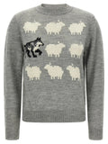 Max Mara Gray Acetate Cardigan
